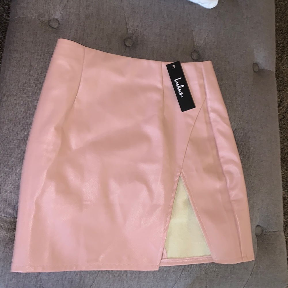 Lulu's Pink Mini Skirt